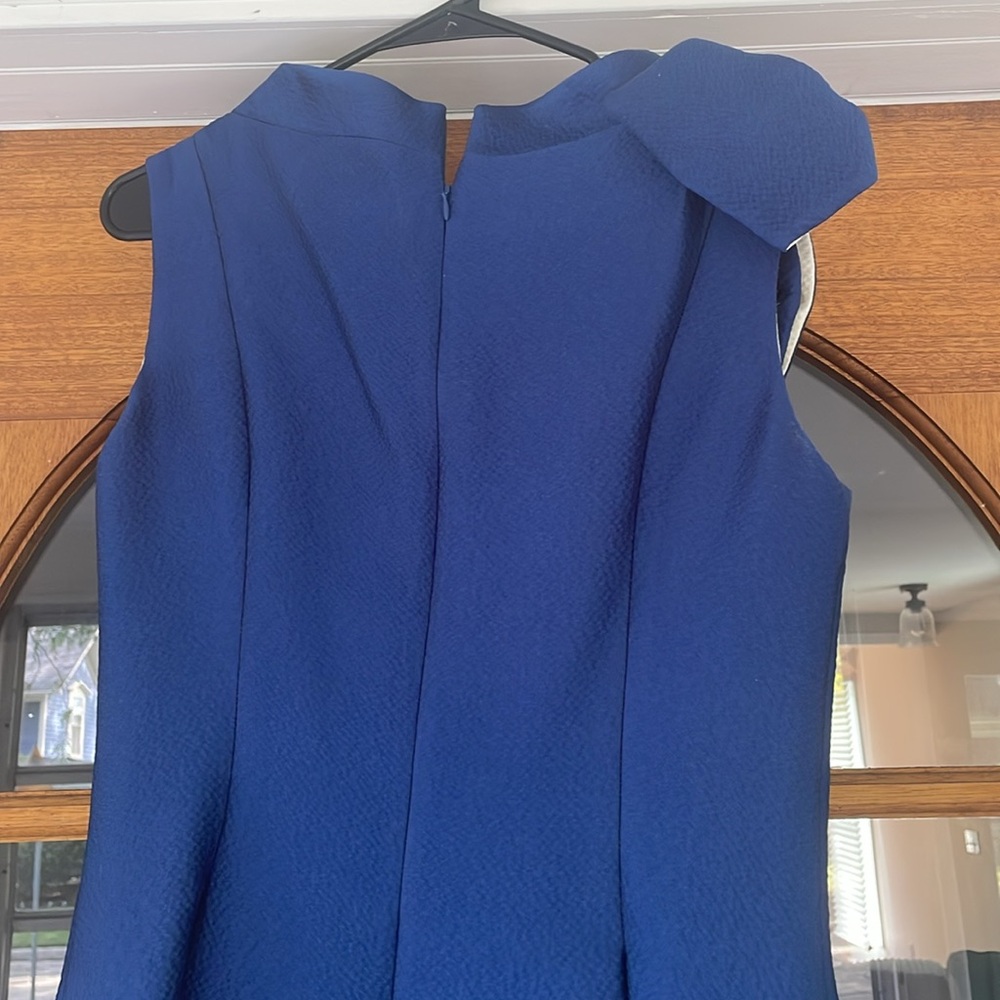 Sara Campbell Navy and cream Bow dress sz 8 - Picture 8 of 8